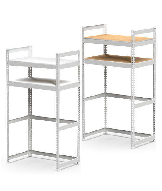 小型乾燥機置き付きランドリーラック 横幅82㎝WH